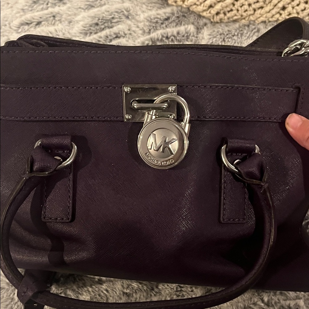 Michael Kors Dark Purple Satchel